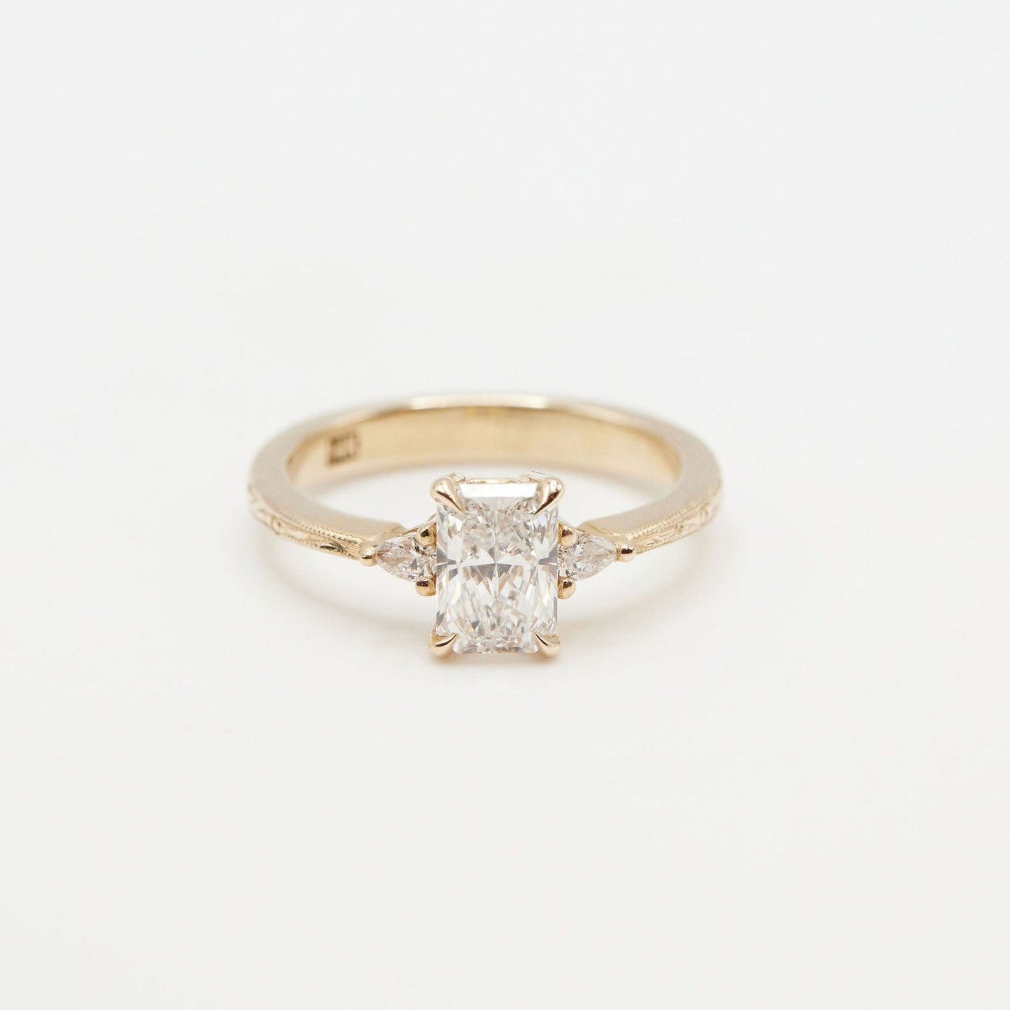 Radiant Diamond Anastasia Ring