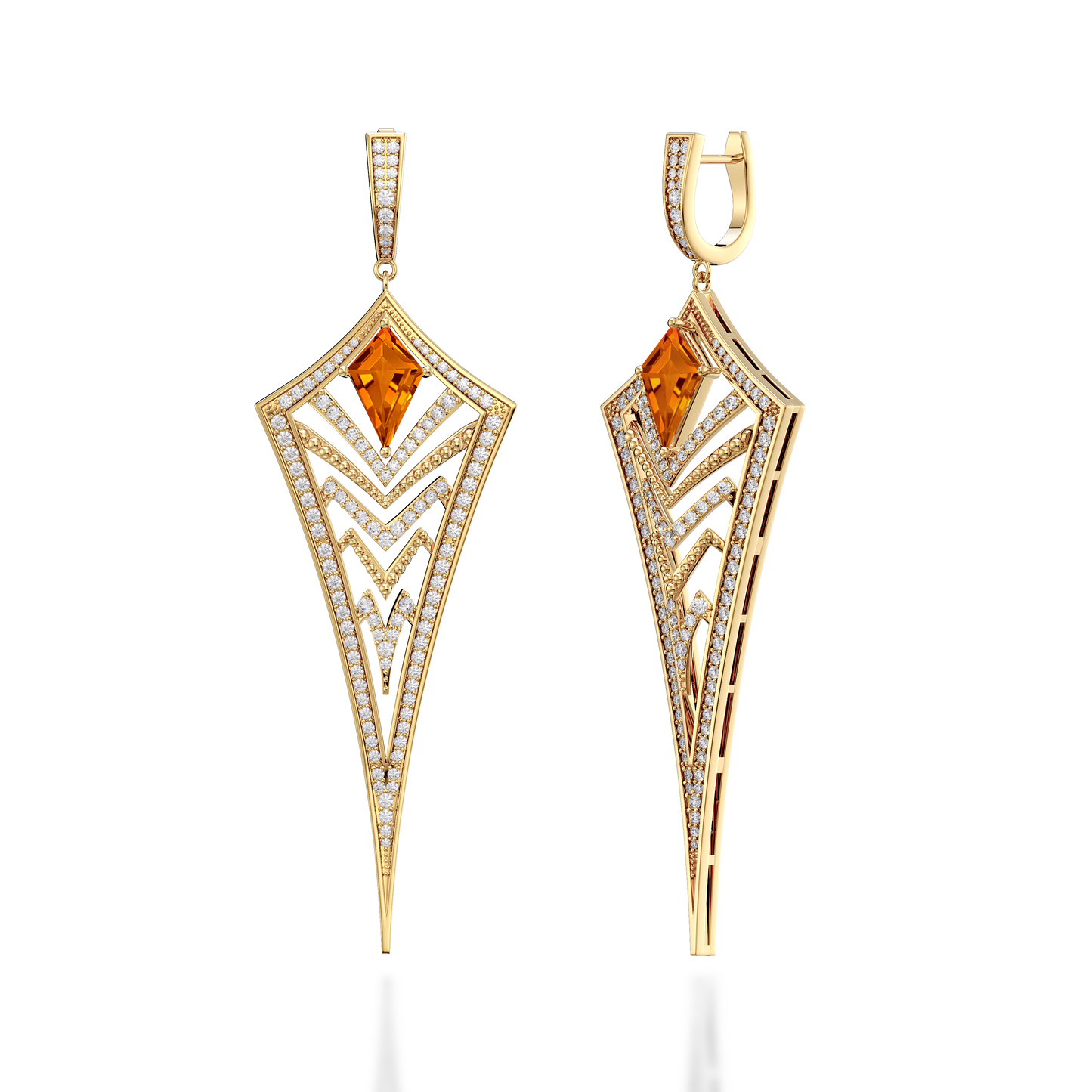 Load image into Gallery viewer, Solar Flare Earrings
